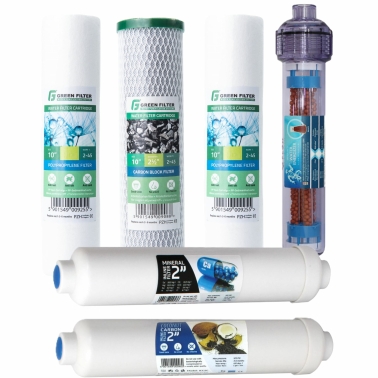 RO 7, 8, 9 - Zestaw filtrów z mineralizatorem i bioceramicznym