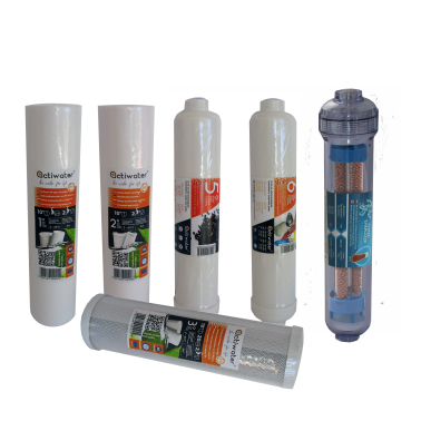 RO 7, 8, 9 - Zestaw filtrów z mineralizatorem i bioceramicznym Actiwater
