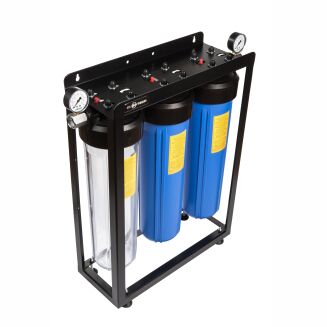 SYSTEM NARUROWY BIG BLUE 3x20 BBTECH ZESTAW Z MANOMETRAMI - 2