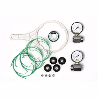 SYSTEM NARUROWY BIG BLUE 3x20 BBTECH ZESTAW Z MANOMETRAMI - 4