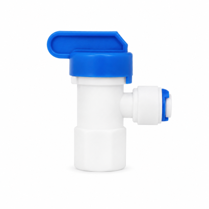 Zawór zbiornika RO 1/4” GW x 1/4” wężyk – zawór kulowy do osmozy