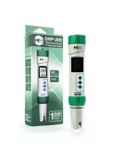 Profesjonalny wodoodporny miernik ORP/TEMP HM-DIGITAL
