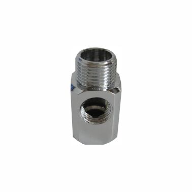 Przyłącze mosiężne 3/8" GW x 3/8" Gz x 1/4" Gw do RO