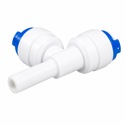 Trójnik niesymetryczny 1/4" Wtyk x 2 x 1/4" wężyk