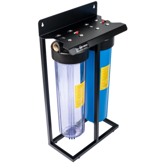 SYSTEM NARUROWY BIG BLUE 2x20 BBTECH ZESTAW Z MANOMETRAMI - 5