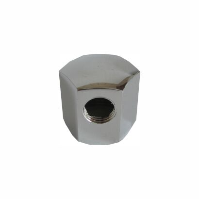 Przyłącze mosiężne chrom 3/4 Gw x 1/4 Gw do zbiorników