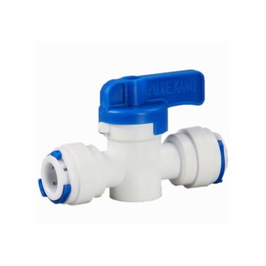 Zawór kulowy PCV 2 x 1/4" wężyk