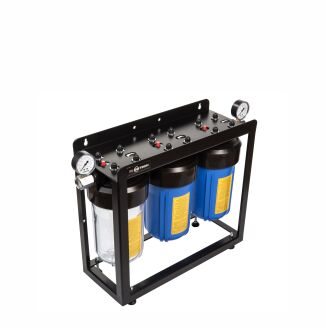 SYSTEM NARUROWY BIG BLUE 3x10 zestaw z manometrami - 2