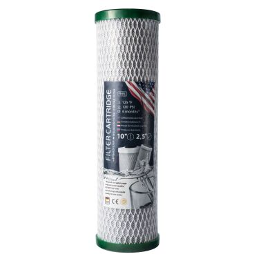 Wkład aktywnego węgla 10″×2,5″ – filtr usuwający chlor