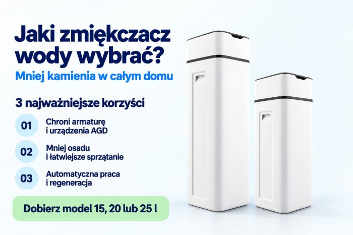 Zmiękczacz wody do domu. Jak wybrać odpowiedni model i pozbyć się kamienia?
