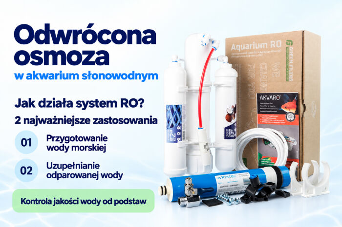 Odwrócona osmoza w akwarium słonowodnym. Jak działa system RO?